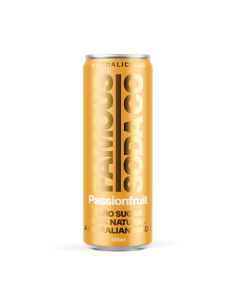 Famous Soda Passionfruit Can 330ml x 12